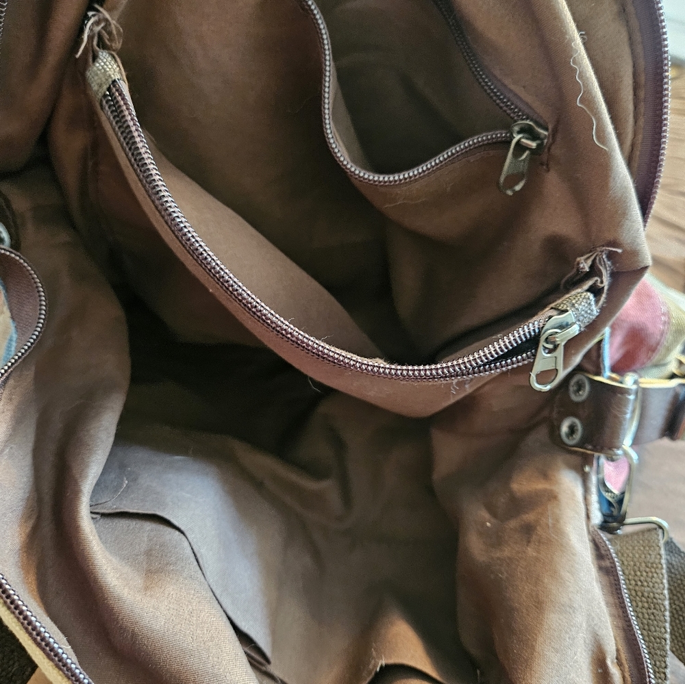 Canvas Colorblock Basic Bag Everyday Bag Travel - image 4